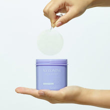 Load image into Gallery viewer, Aulabs Gold Trouble Facial Toner Pads with Tea Tree & Lactobacillus - Soothing, Acne Control, Vegan Face Gauze, 120 Pads, pH-Balanced, Hydrating